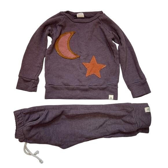 Lulu & Roo Other - Lulu & Roo Moon and Star Sweatshirt and Joggers Set 18-24M
